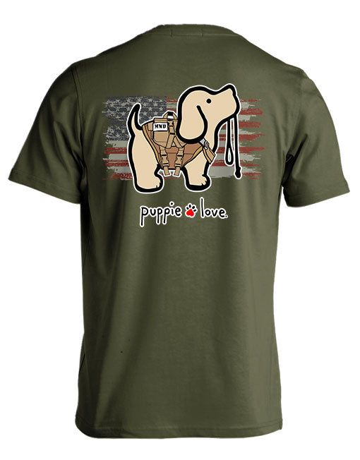 MILITARY WORKING PUP PUPPIE LOVE