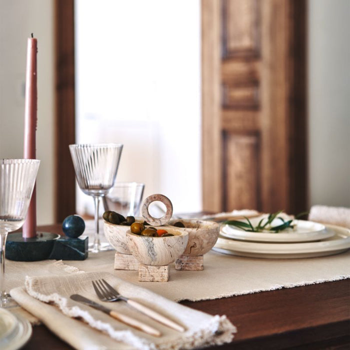 Mio Ivory 5-Piece Flatware Place Setting