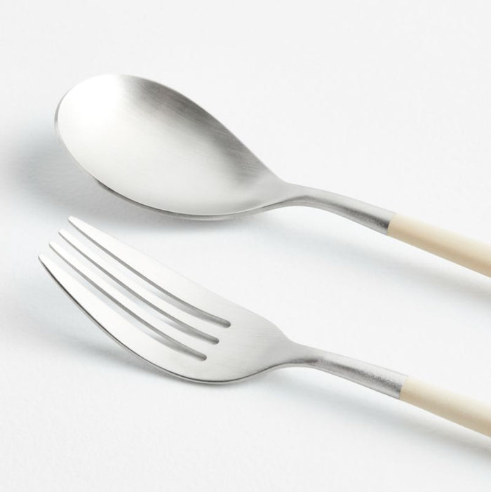 Mio Ivory 5-Piece Flatware Place Setting