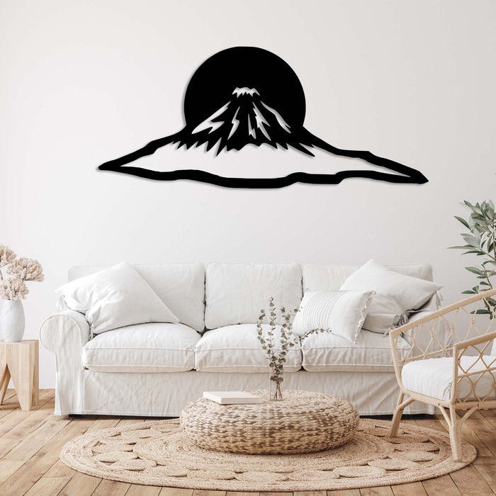 Mount Fuji Sunset - Metal Wall Art - MetalPlex