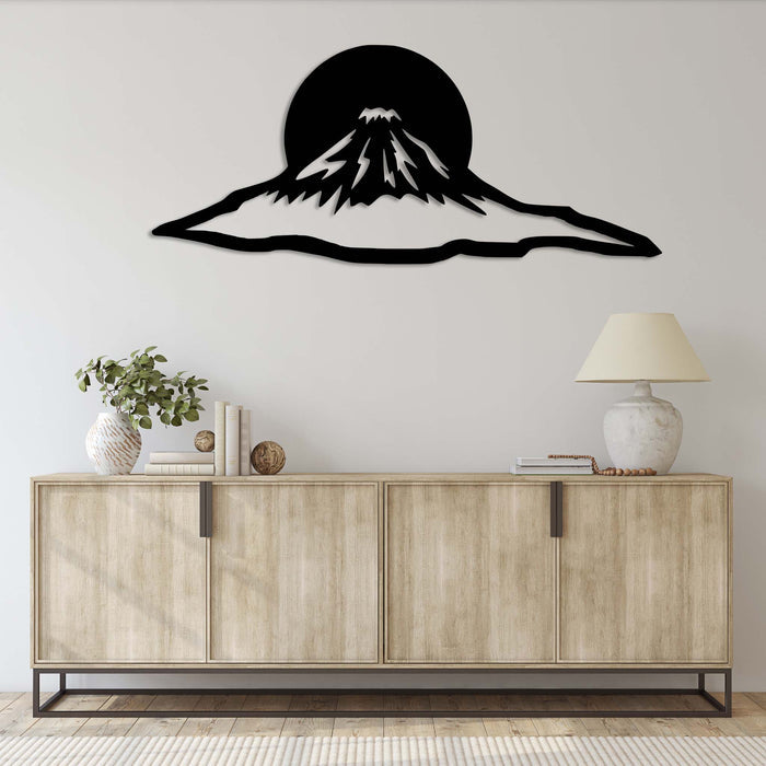 Mount Fuji Sunset - Metal Wall Art - MetalPlex