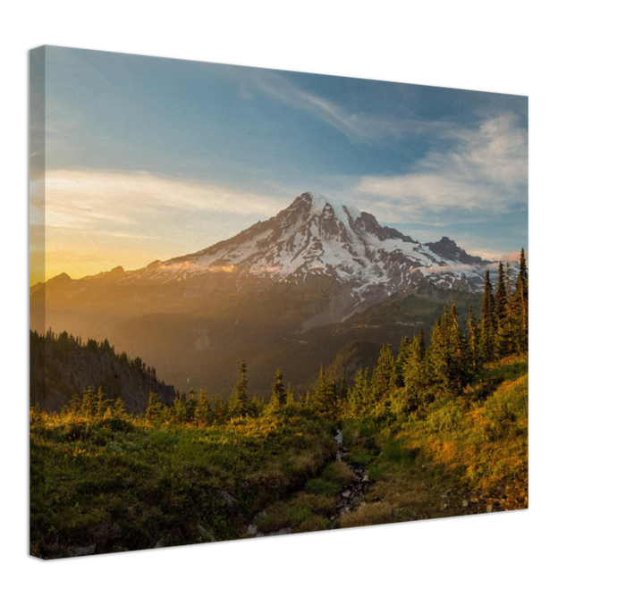 Mount Rainier Sunrise - Print - MetalPlex