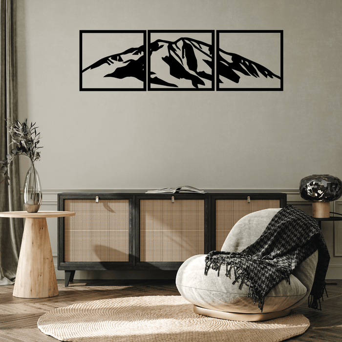 Mount Sopris (3 Piece) - Metal Wall Art - MetalPlex