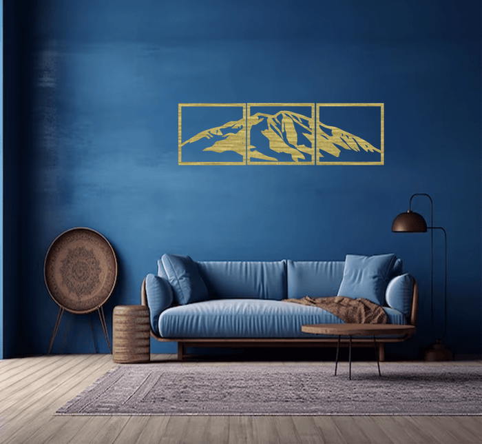 Mount Sopris (3 Piece) - Metal Wall Art - MetalPlex