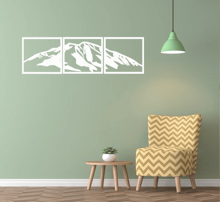 Mount Sopris (3 Piece) - Metal Wall Art - MetalPlex