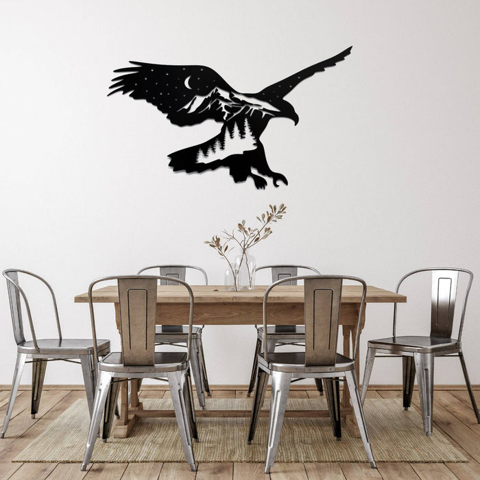 Mountain Eagle - Metal Wall Art - MetalPlex