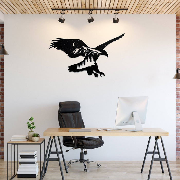 Mountain Eagle - Metal Wall Art - MetalPlex
