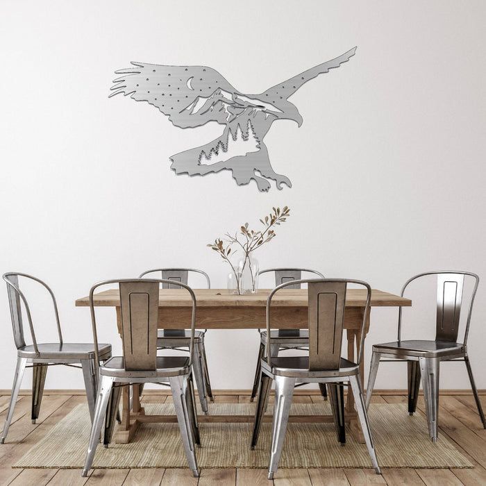 Mountain Eagle - Metal Wall Art - MetalPlex