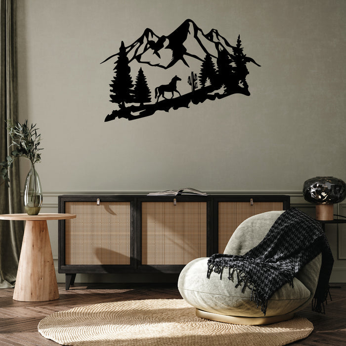 Mountain Horse - Metal Wall Art - MetalPlex