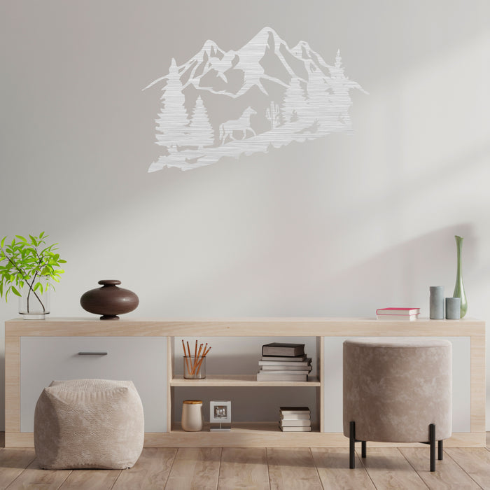 Mountain Horse - Metal Wall Art - MetalPlex