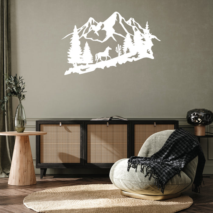 Mountain Horse - Metal Wall Art - MetalPlex