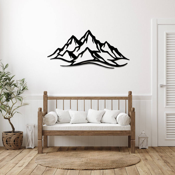 Mountain Range - Metal Wall Art - MetalPlex