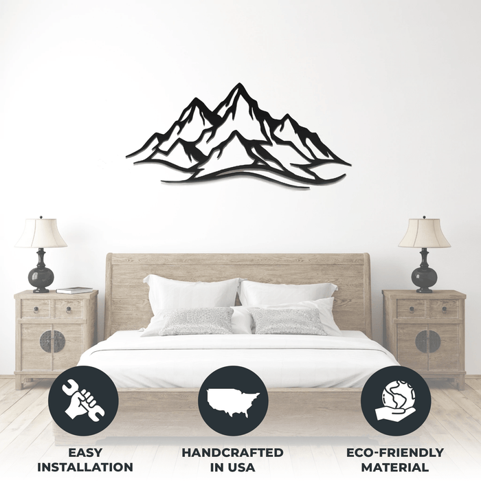 Mountain Range - Metal Wall Art - MetalPlex