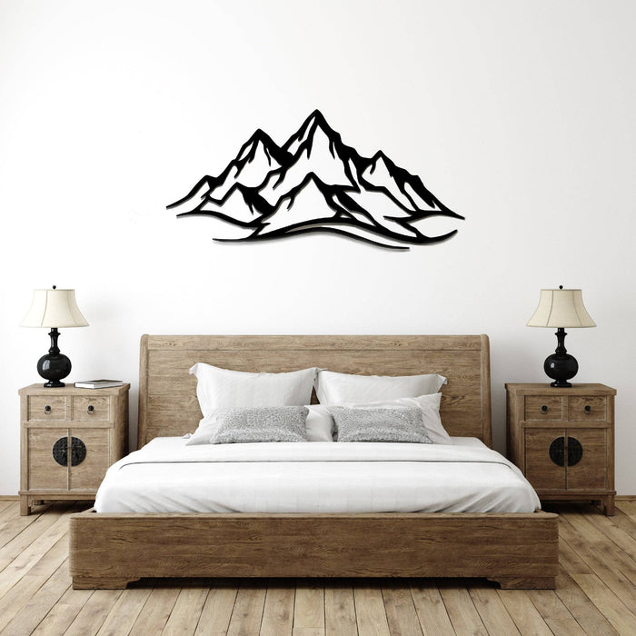Mountain Range - Metal Wall Art - MetalPlex