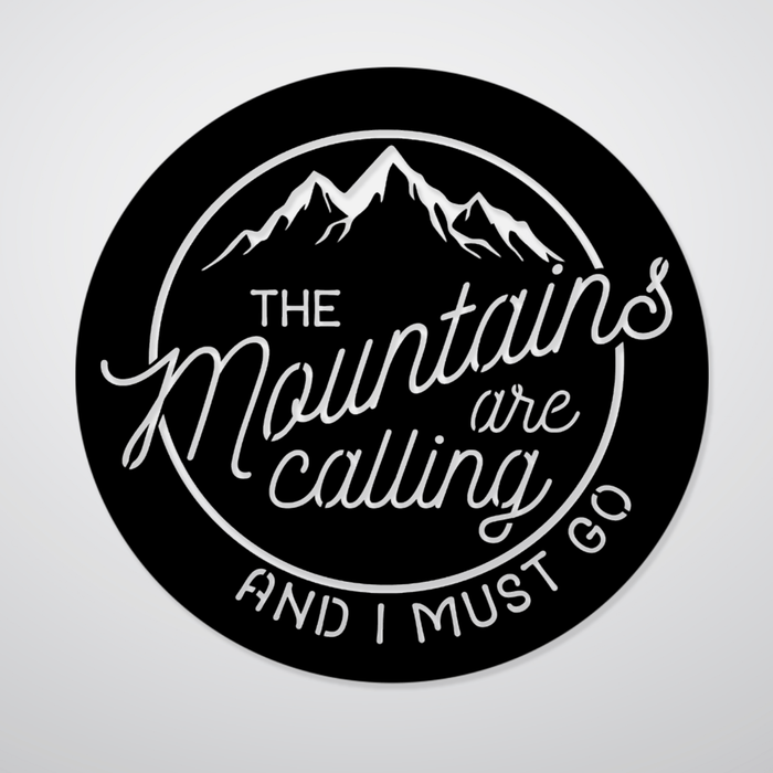 Mountains Are Calling Alternative - Metal Wall Art - MetalPlex