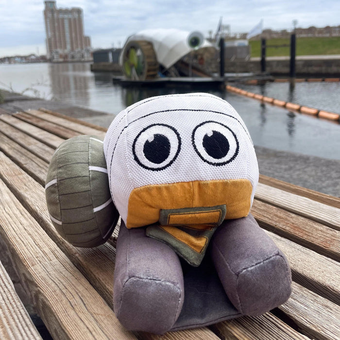 MR. TRASH WHEEL, PLUSH DOG TOY ROUTE ONE APPAREL