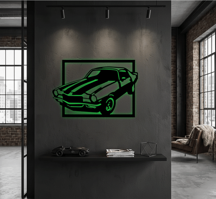 Muscle Car - Metal Wall Art