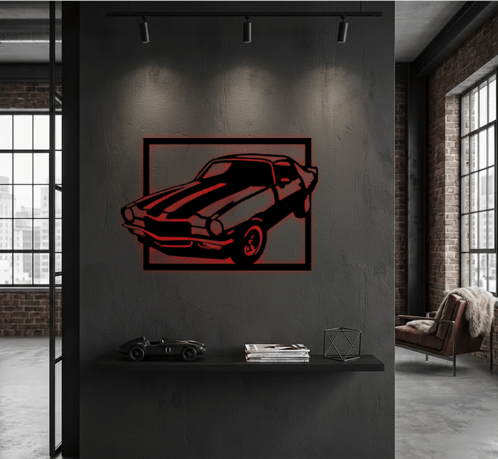 Muscle Car - Metal Wall Art