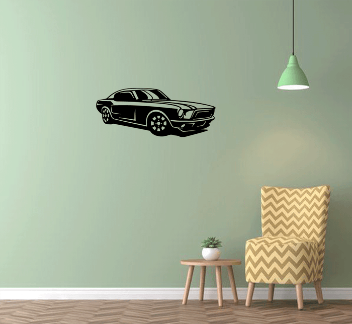 Mustang Metal Wall Art – Ford Classic Car Automotive Man Cave Decor