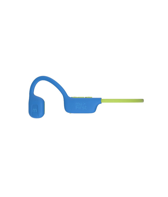 closeup of open ear headphones for kids
