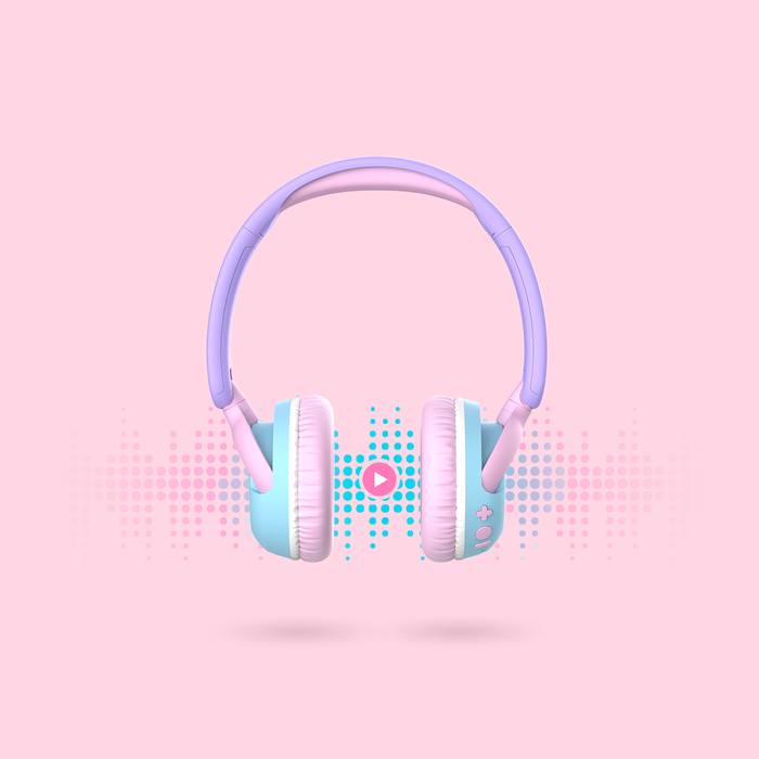 myFirst CareBuds Max — Kids Over-Ear Headphones with Volume Limit