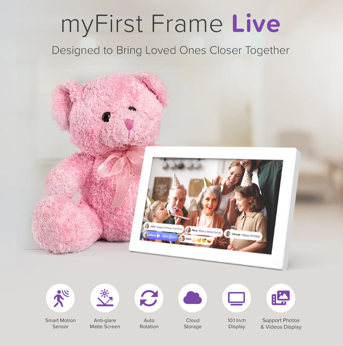 myFirst Digital Frame Live — Smart Picture & Video Frame with App