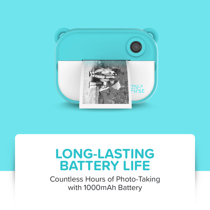 myFirst Insta 2 — Zero Ink Thermal Print Camera for Kids with 12MP