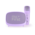 purple speaker microphone karaoke machine for kids