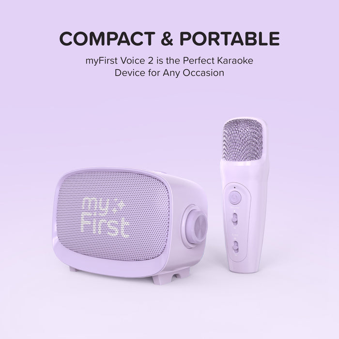 myFirst Voice 2 — Kids Karaoke Machine with Microphone & Bluetooth