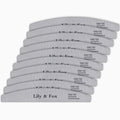 Nail File Firm - 10 Pack (7 inch wood core nail file)