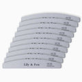 Nail File Medium - 10 Pack (7 inch plastic core nail file)