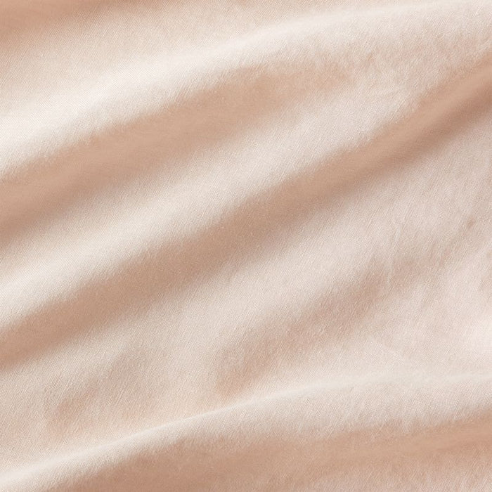 Natural Hemp Fiber Elegant Pink King-Size Duvet Cover