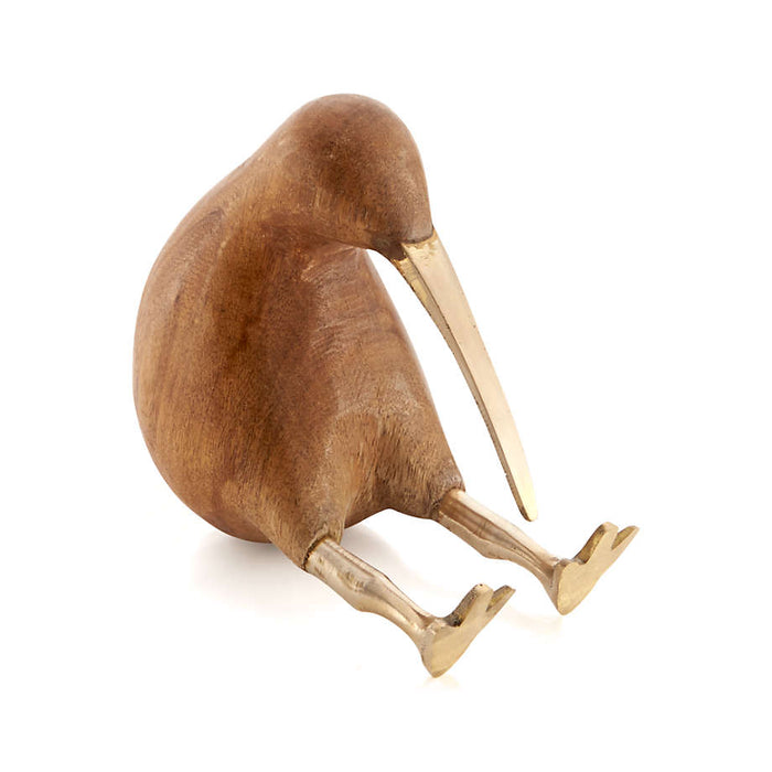 Natural Wood Kiwi Bird