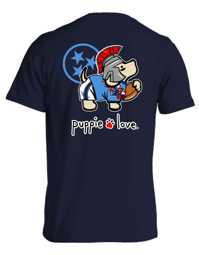 NAVY AND RED MASCOT PUP PUPPIE LOVE