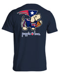 NAVY, RED, AND SILVER MASCOT PUP PUPPIE LOVE