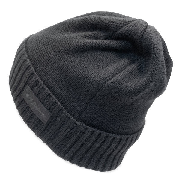 No Bad Ideas - Zander Military Knit Watch Cap w/ Patch - Black - Back