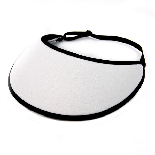 No Headache - White Active Lite Visor Hat