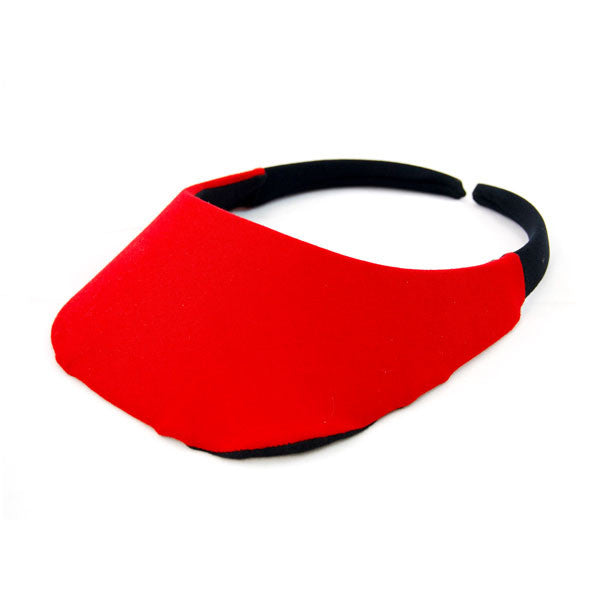 No Headache - Red Original Square Brim Visor