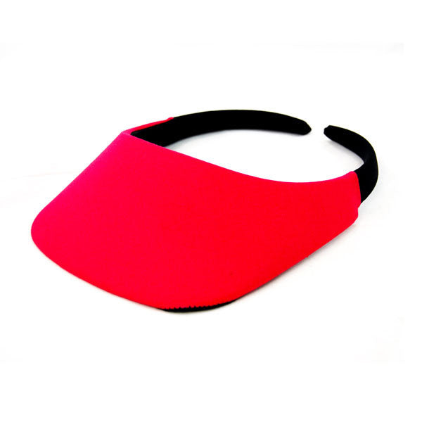 No Headache - Raspberry Original Square Brim Visor
