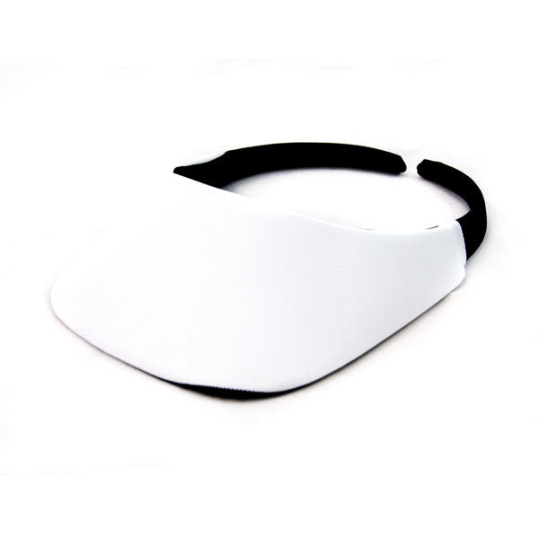 No Headache - White Original Square Brim Visor