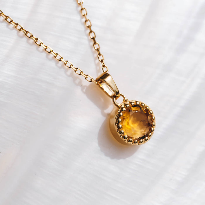 Gold Vermeil, Citrine