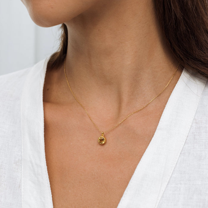 Gold Vermeil, Citrine