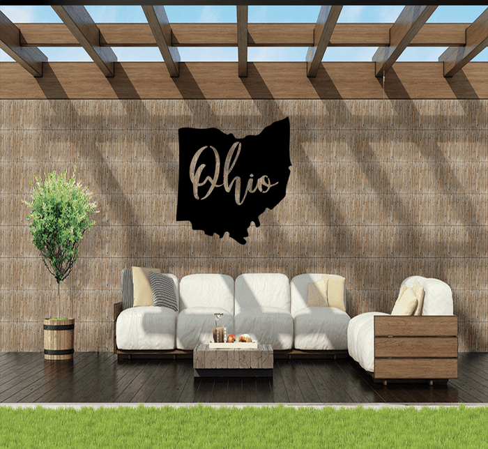 Ohio - Metal Wall Art