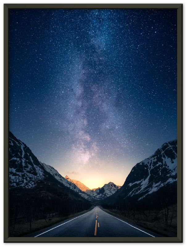 16" x 12" / Metal Frame