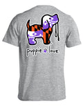 ORANGE PURPLE MD FLAG PUP PUPPIE LOVE
