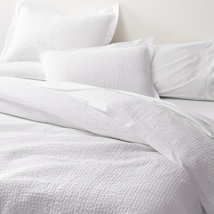 Organic Celeste Grey Standard Pillow Sham