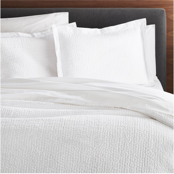Organic Celeste Grey Standard Pillow Sham