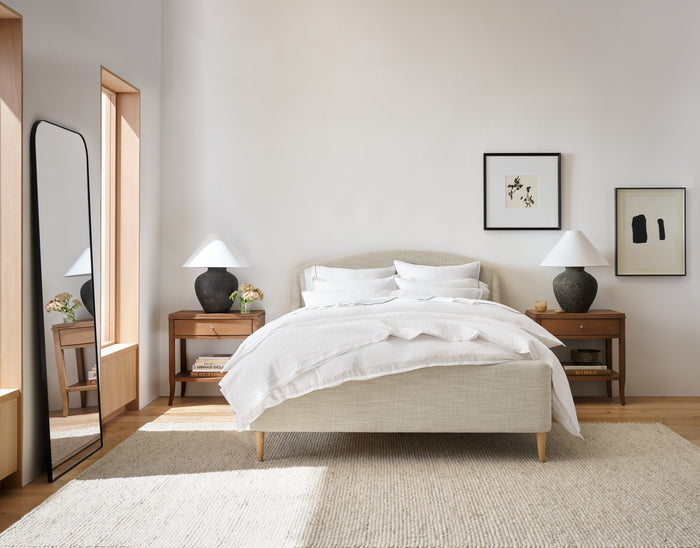 Organic Celeste White King Pillow Sham