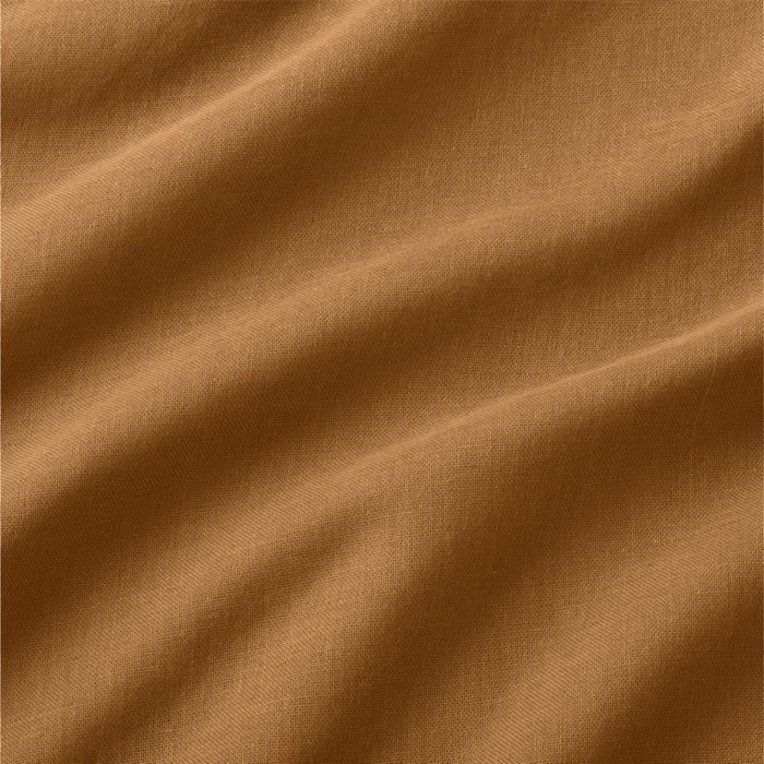 Organic Double Weave Brulee Brown King Sheet Set