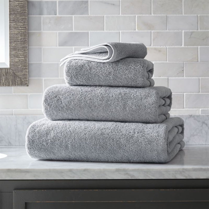 Organic Turkish Cotton Grey Hand Towel